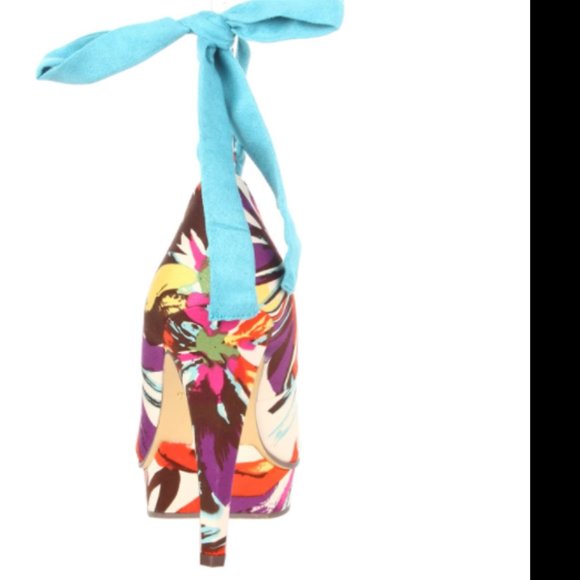 Michael Antonio Women's Floral Kaula Open Toe Pump - Picture 5 of 15